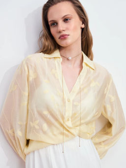 Свободная блуза из лиоцелла ZR2605022006-9 / Zarina