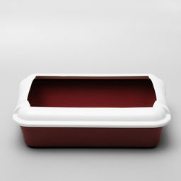 Туалет с бортом Бэлла, 37 х 27 х 11,5 см, красный - Пижон фото 2