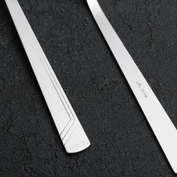 Цена за 6 шт. Вилка столовая «Аппетит», длина 20 см, толщина 2 мм, нержавеющая сталь, серебристая