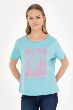 Женская мятная футболка - U.s. polo assn фото 9