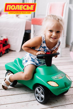 Каталка-автомобиль Полиция со звуковым сигналом - Полесье фото 13