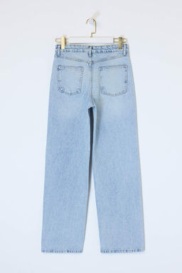Mavi Yuksek Bel Straight/Duz Kesim %100 PamukluJeans TWOSS26JE00177 - Trendyolmilla фото 6