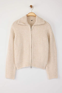 Wardrobe Essentials Tas Fermuarl? Yumusak Dokulu Genis Kal?p Triko H?rka|TWOAW26HI00049