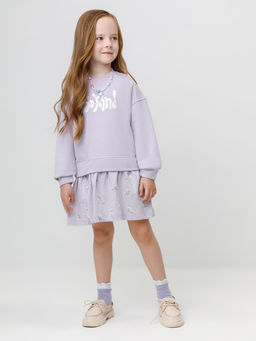 КР 5957/сиреневый 3710 к647 платье для дев