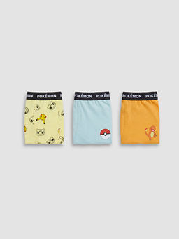 Pokemon Bask?l? Erkek ?ocuk Boxer 3l?
