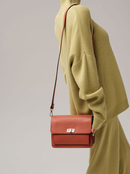 Сумка кросс-боди Deboro 30301 кирпич