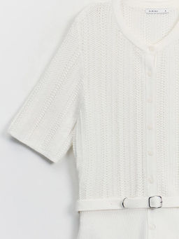 Приталенный кардиган с поясом / Zarina