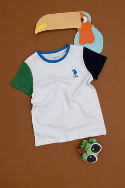 Белая футболка для мальчика