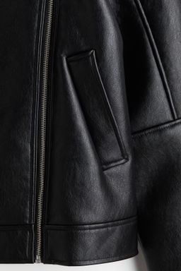 Cazadora biker de doble faz - H&m фото 3
