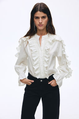 Blusa de volantes - H&m фото 5