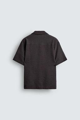 SEERSUCKER COMFORT SHIRT - Zara фото 7
