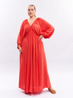 Платье с открытой спиной PP55004RED32