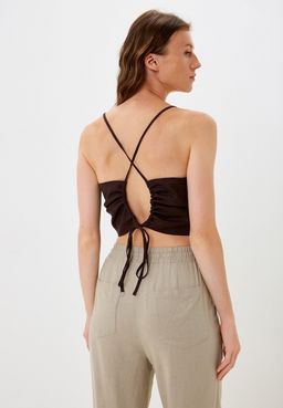 Блузка-топ с открытой спиной - Incity фото 9