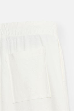 RELAXED FIT TEXTURED TROUSERS - Zara фото 8