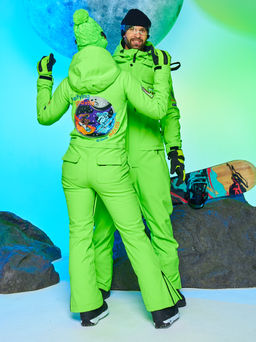 Женский сноубордический горнолыжный комбинезон Alpha Endless Aeternitas 223/2305 FAG - Салатовый  фото 41