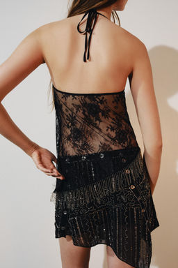 BEADED HALTER TOP - Zara фото 2