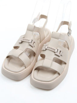 08-PET252-2 LT. BEIGE Босоножки женские (натуральная кожа)