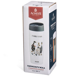 ТЕРМОКРУЖКА AGNESS FAMILY FARM 360МЛ