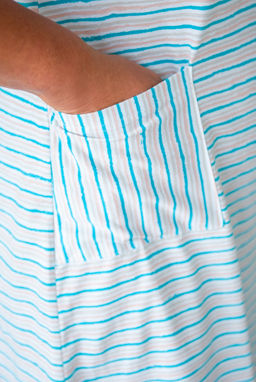 Туника женская из кулирки Руслана бирюзовый