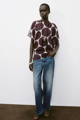 SHEER POLKA DOT TOP