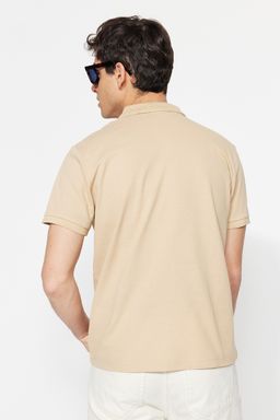 TRENDYOL MAN Beyaz Slim/Dar Kesim Yakas? Cizgili Basic %100 Pamuklu Polo Yaka T-shirt TMNSS20PO0009 - Trendyolmilla фото 64