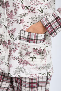 Пижама женская из футера Салли укроп