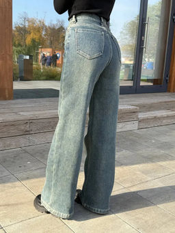 Джинсы утепленные трубы