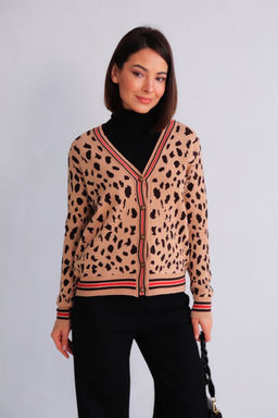 Martichelli Кардиган бежевый с пятнышками фото 2