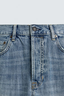 JEANS LOOSE BALLOON FIT BANDAS CONTRASTE / Azul medio - Zara фото 10