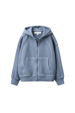 FADED-EFFECT HOODIE - Zara фото 5