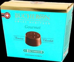 BUCHERON. Gourmet с фисташкой 175 гр. карт.пачка