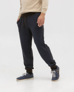 Брюки из пуха яка и верблюда мужские 10010a синие Брюки из пуха яка и верблюда мужские 10010a синие