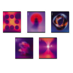 АКЦИЯ Цена за 5 шт. Тетрадь общая ученическая ErichKrause Misty, 96 листов, клетка, матовая ламинация_MIX-PACK