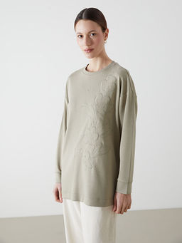 Bisiklet Yaka Nak??l? Kad?n Tunik