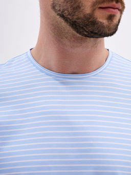 Футболка мужская короткий рукав GREG G145-PD4T-LT0110 (голубой)  фото 9