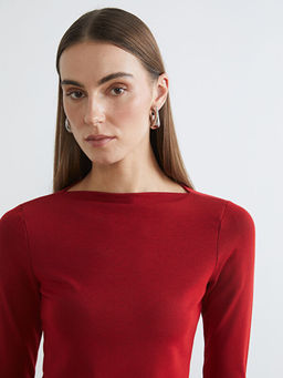 Kay?k Yaka Fitilli Kad?n Body