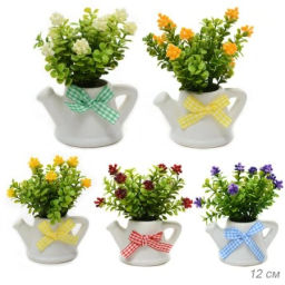 Цветочная композиция Полевые цветы в лейке / 18056 /уп 144/