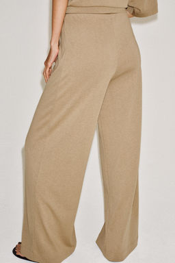 PANTAL?N RECTO FLUIDO / Beige - Zara фото 3