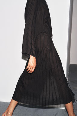 MIDI DRESS WITH TOGGLES ZW COLLECTION - Zara фото 10