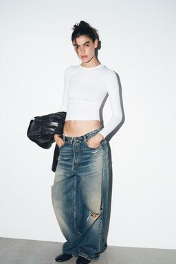 LONG SLEEVE T-SHIRT - Zara фото 8