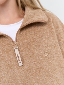 Олимпийка флисовая Бежевый меланж 7+ - Bungly фото 11