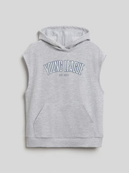 ACOOLA / Джемпер детский для мальчиков Gervin серый меланж фото 3