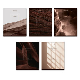 "Светоч" Т312 Тетрадь общая с запечатанной пластик. обложкой 350 мкм. A5 48 л. на скобе 60-65 г/кв.м , белизна 100 % 5 шт. клетка 01979 Горький шоколад