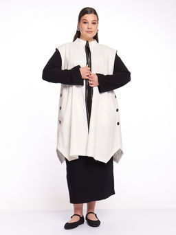 Удлиненный жилет GL03006WHT04