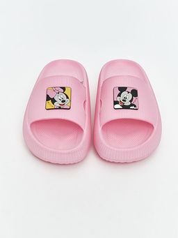 Тапочки женские с принтом Minnie Mouse
