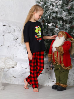 ДК014 Домашний костюм Динго (чёрный) - Милаша фото 9