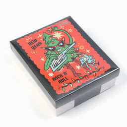 Набор новогодний подарочный Этель. Крутая ёлка, 7 предметов, полотенце, расчёска, щётка - массажёр