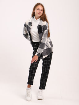 Рубашка Гранж коричневая клетка - Ладошки фото 69