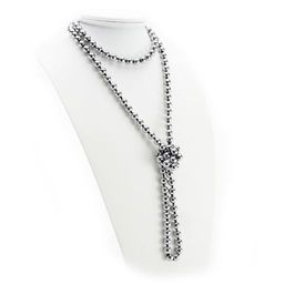 Бусы агат розовый, круглые 8мм, длинные 120см - Agat77 фото 5