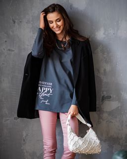 Лонгслив из футера с печатью, не боится стирок, не скатывается - Sahar art lab фото 7